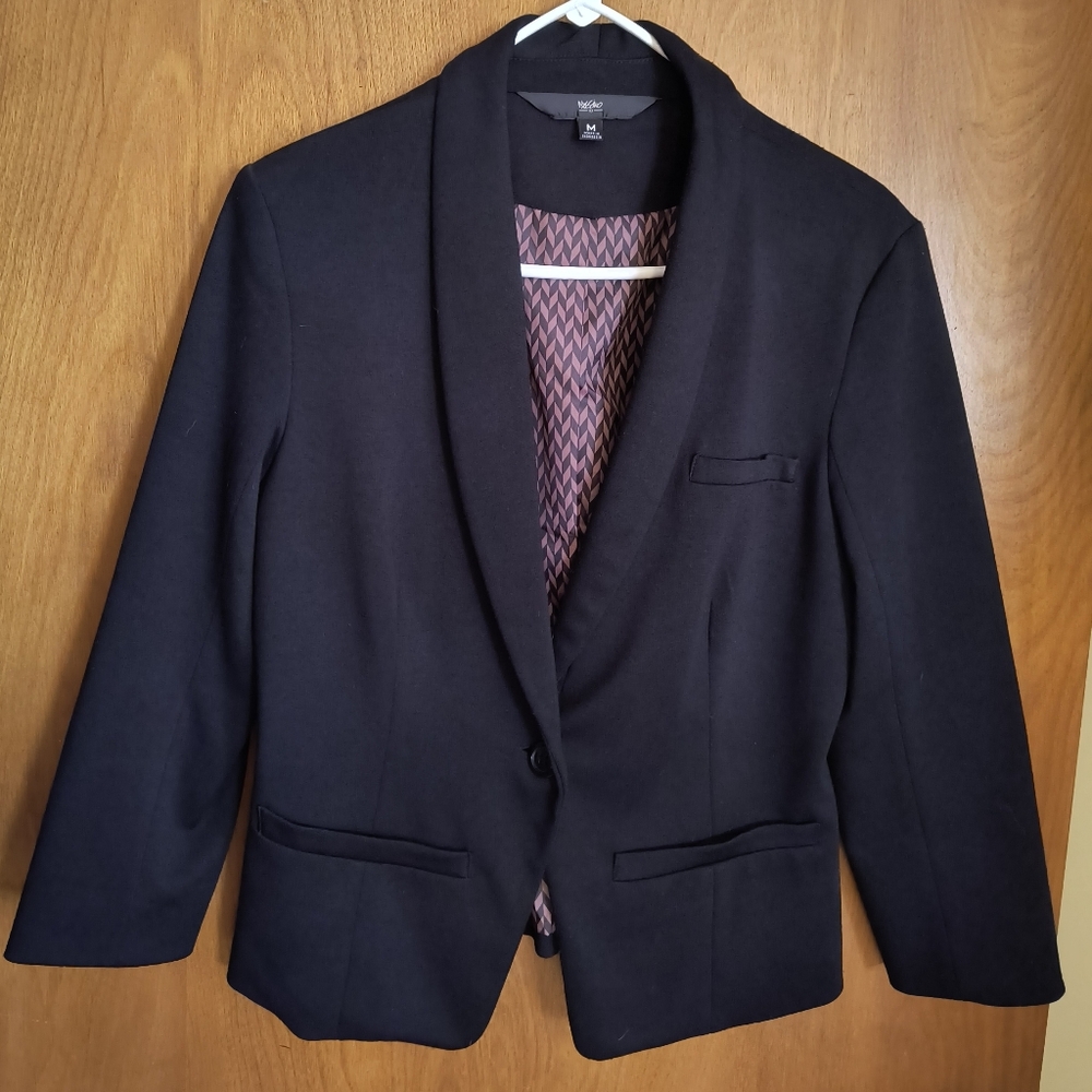 Women's blazer, Massimo, size M, Black, one button